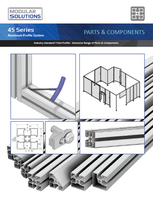 MODULAR SOLUTIONS 45 CATALOG 45 SERIES: INDUSTRY STANDARD T-SLOT PROFILE - EXTENSIVE RANGE OF PARTS & COMPONENTS